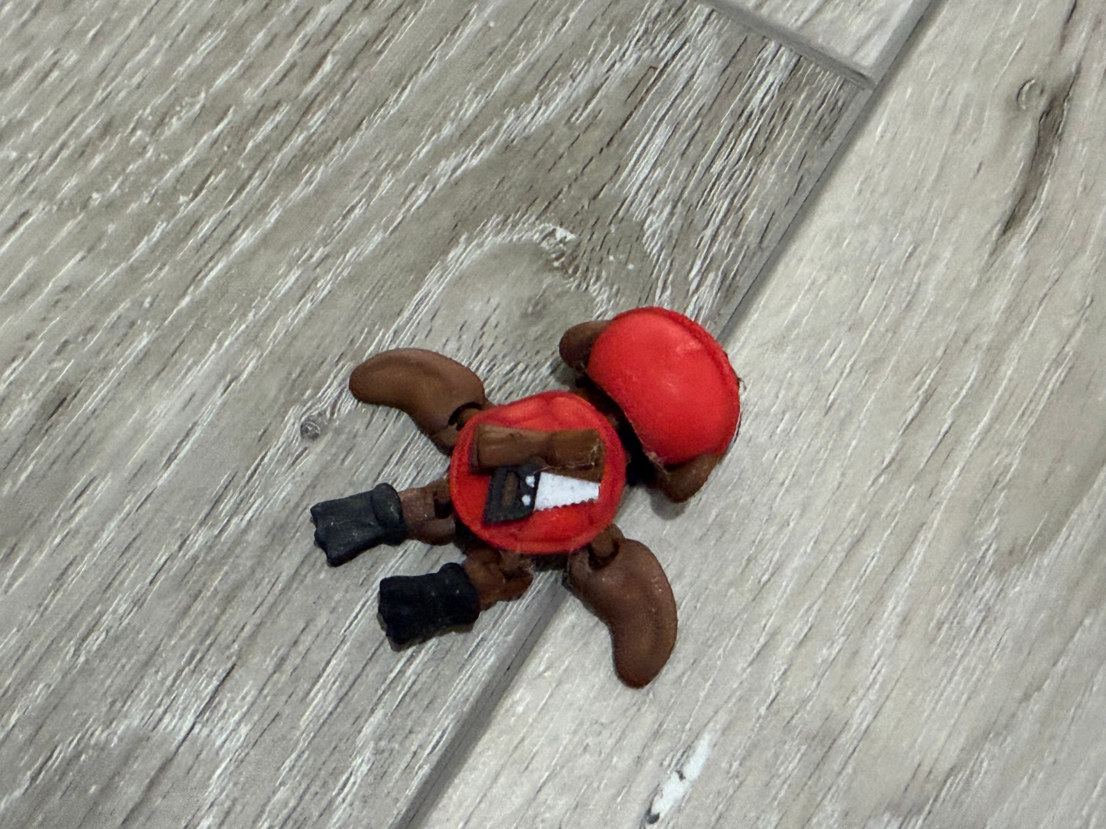 3D Printed Articulated Beaver Fidget Toy — photo 1